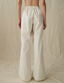Womens | The Slouch Pants in Cotton Poplin | Cream