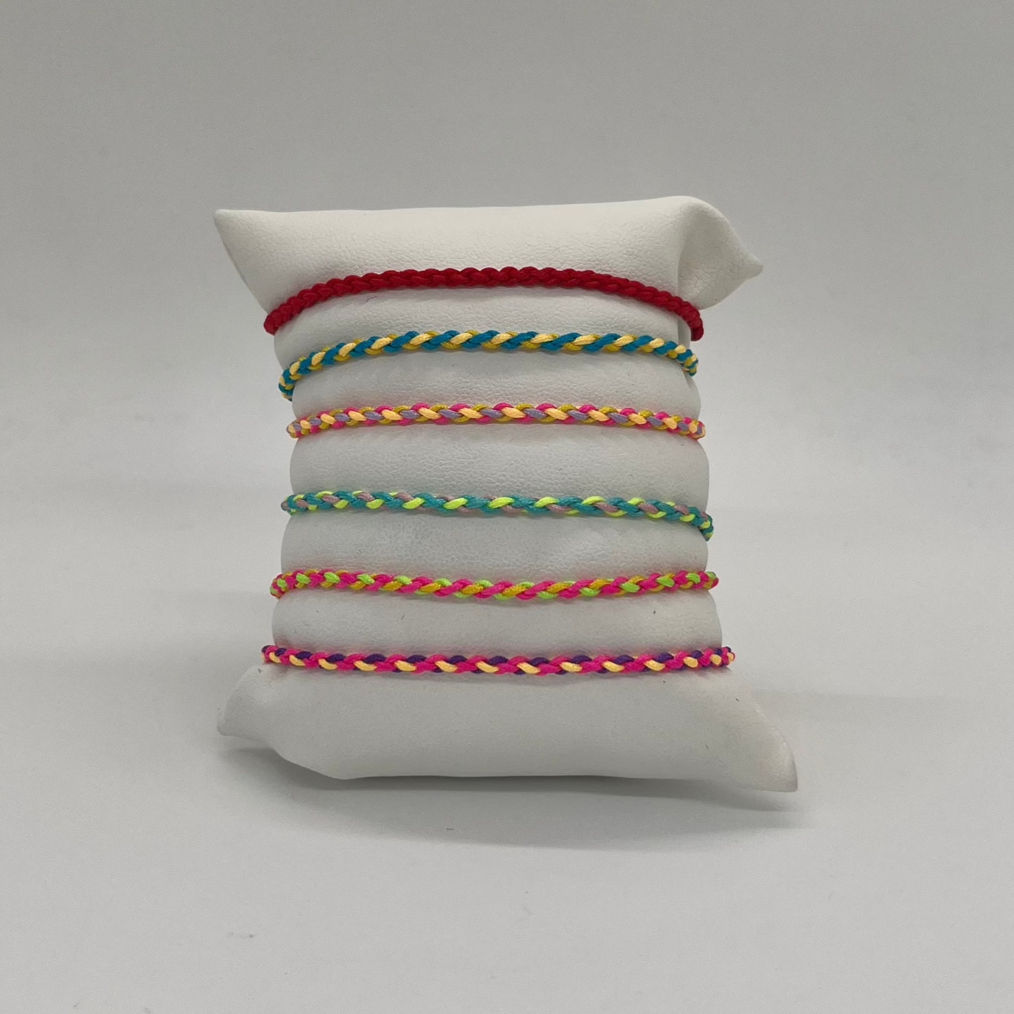 Cord Bracelet | 10K Yellow Gold | Pink/Yellow