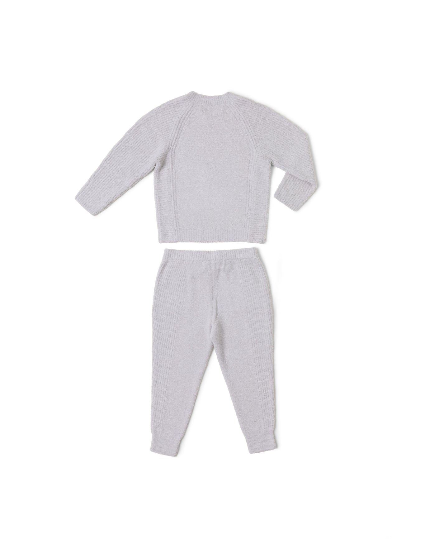 Toddler | Cozychic Lite Blocked Ribbed Set | Silver