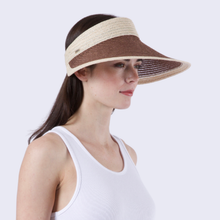 Trixie Visor | Natural/Chocolate