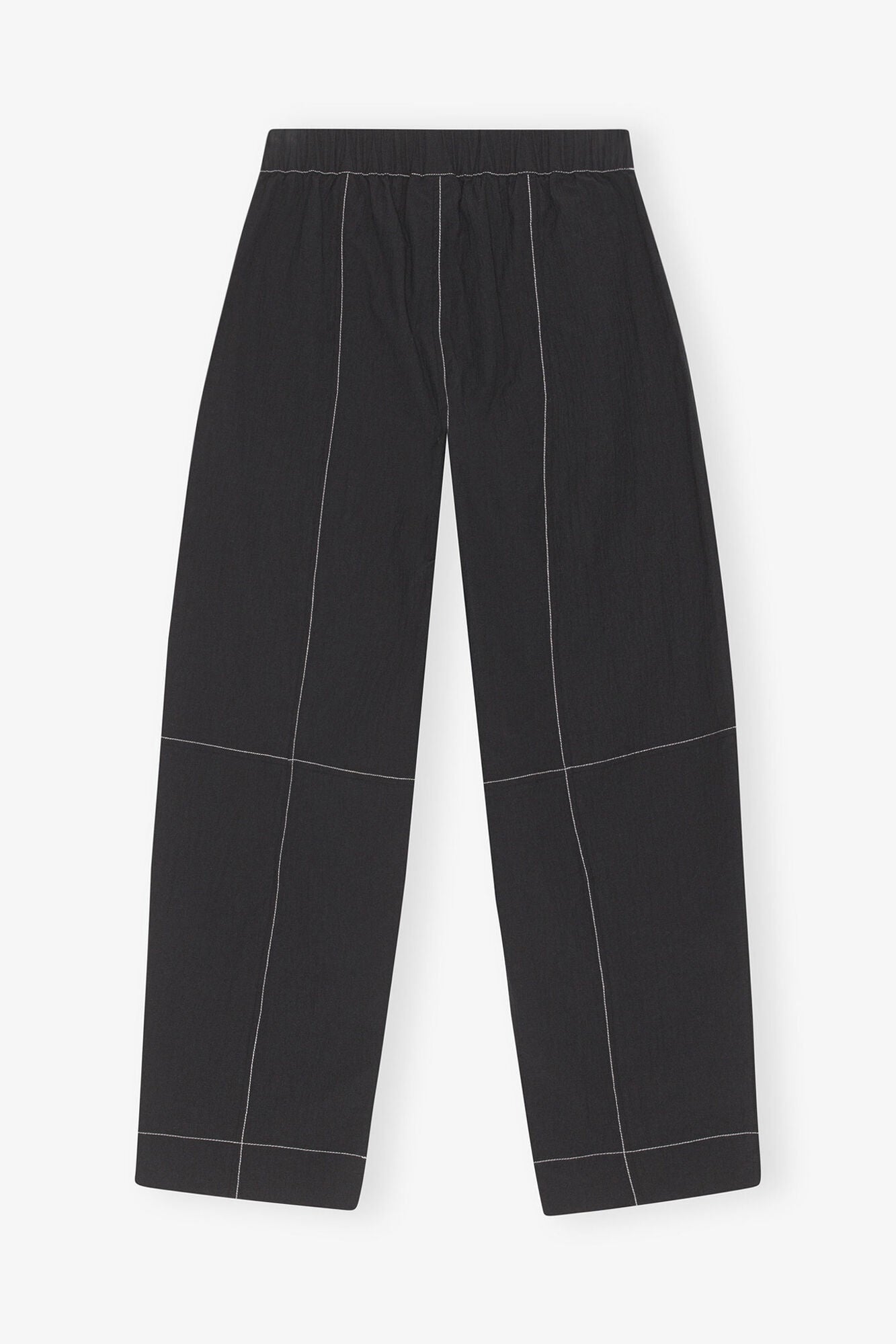 Trousers in Elasticated Curve | Black