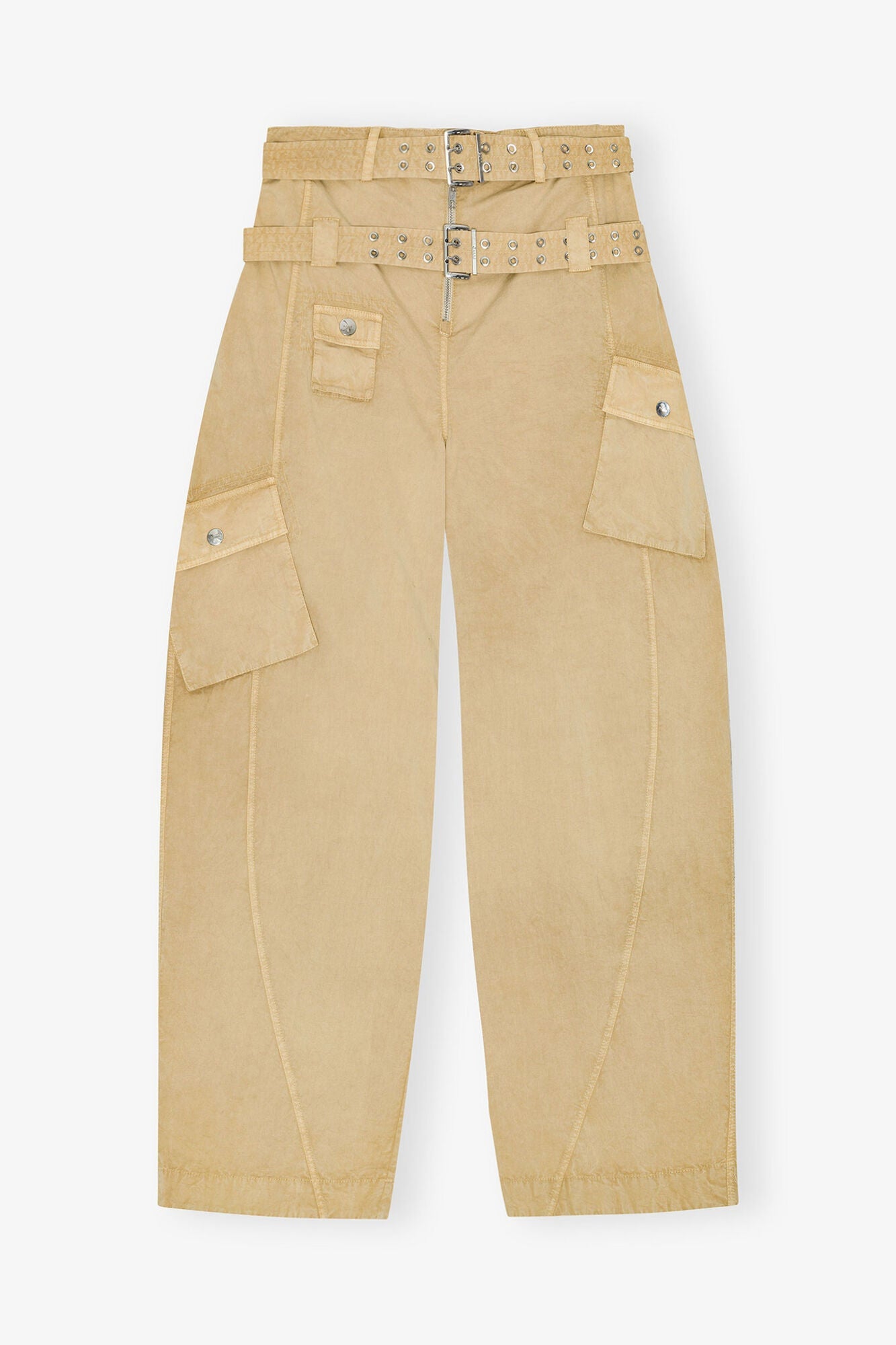 Trousers in Washed Stretch Cotton | Lark