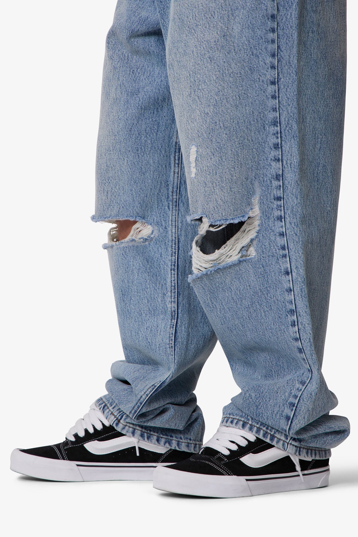 Ultra Baggy Blowout Denim | Washed Vintage Blue