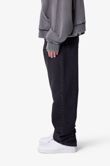 Ultra Baggy Denim | Stone Wash Black