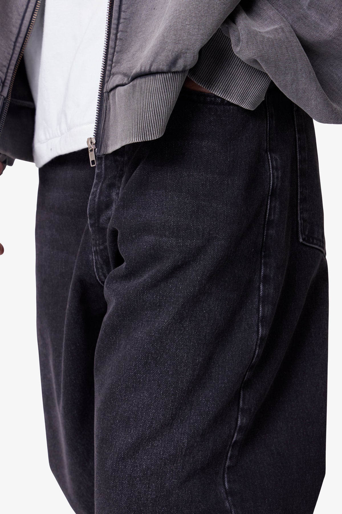 Ultra Baggy Denim | Stone Wash Black