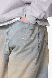 Ultra Baggy Painter Denim | Light Sand Washed Blue