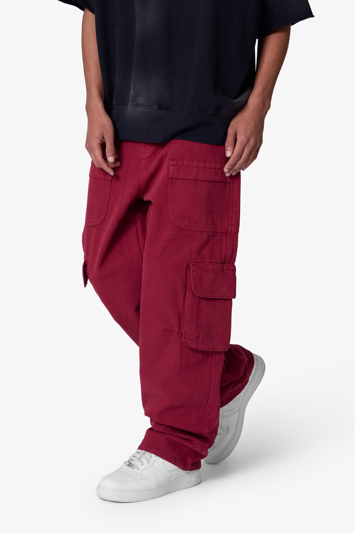 Ultra Baggy Pocketeer Denim | Burgundy