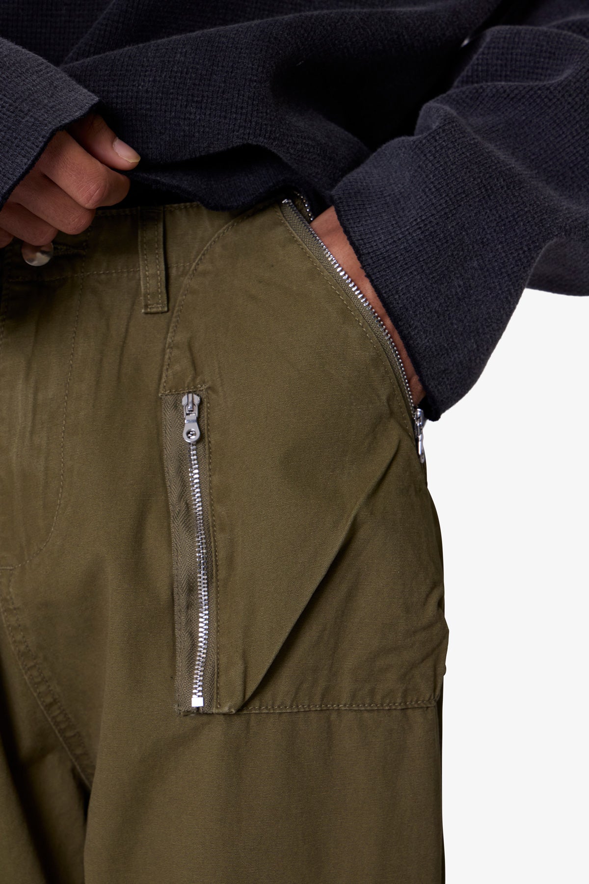 Ultra Baggy Tactical Cargo Pants | Olive