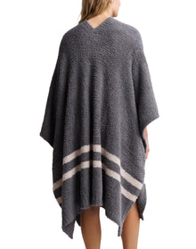 Unisex | Cozychic 3 In 1 Poncho | Graphite-Stone