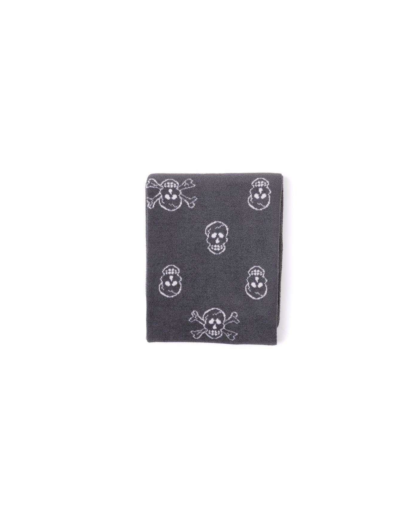 Unisex | Cozychic Ultra Lite Skull Print Scarf | Carbon-Almond