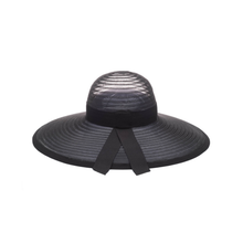 Bunny Horsehair Sunhat | Black