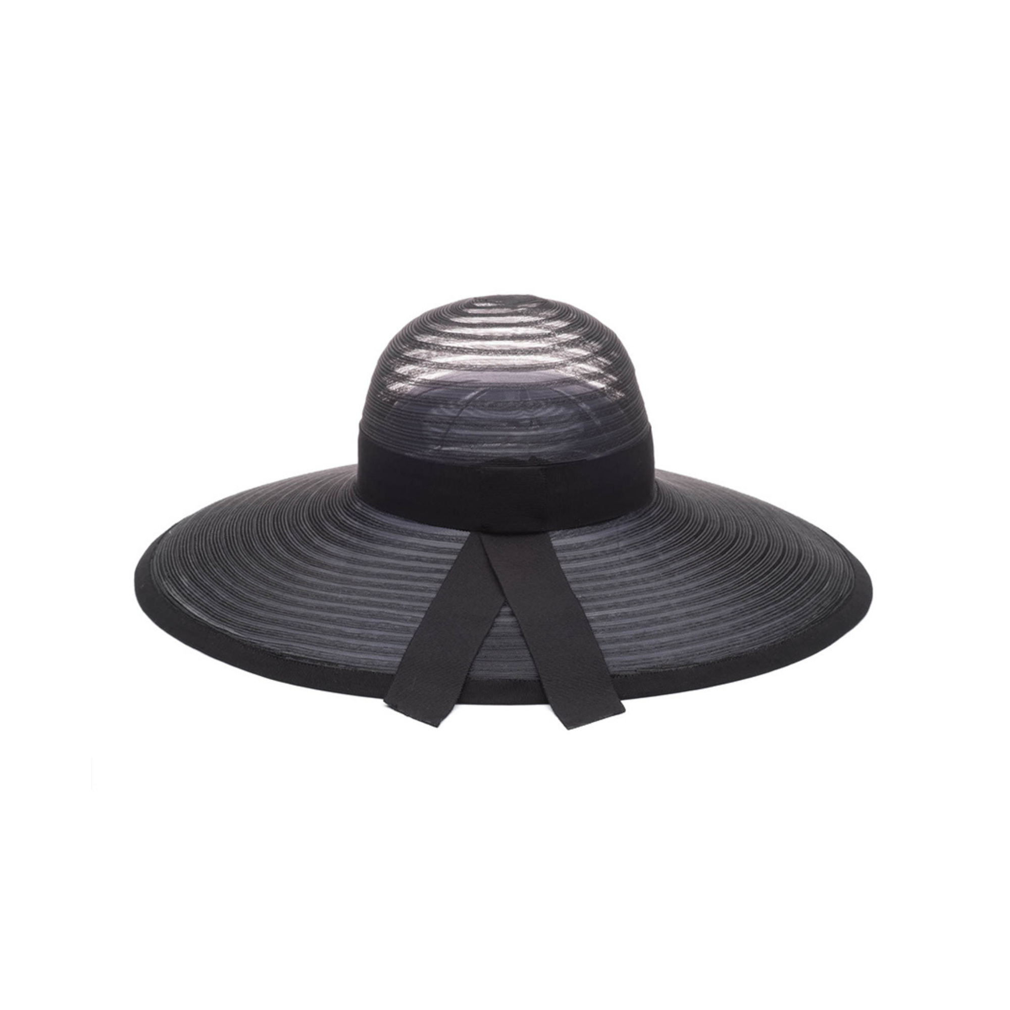 Bunny Horsehair Sunhat | Black