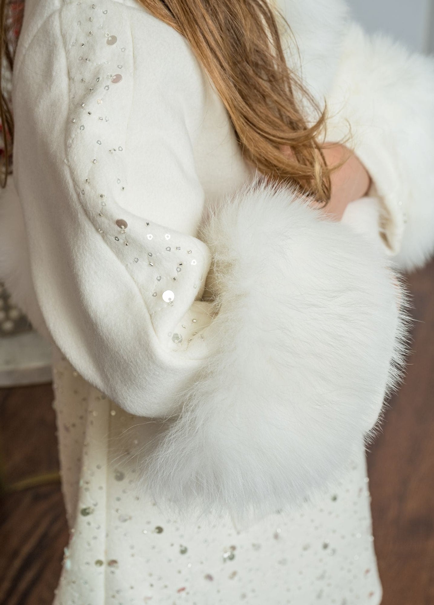 Baby Girls | Marshmallow Wool Coat | Beige