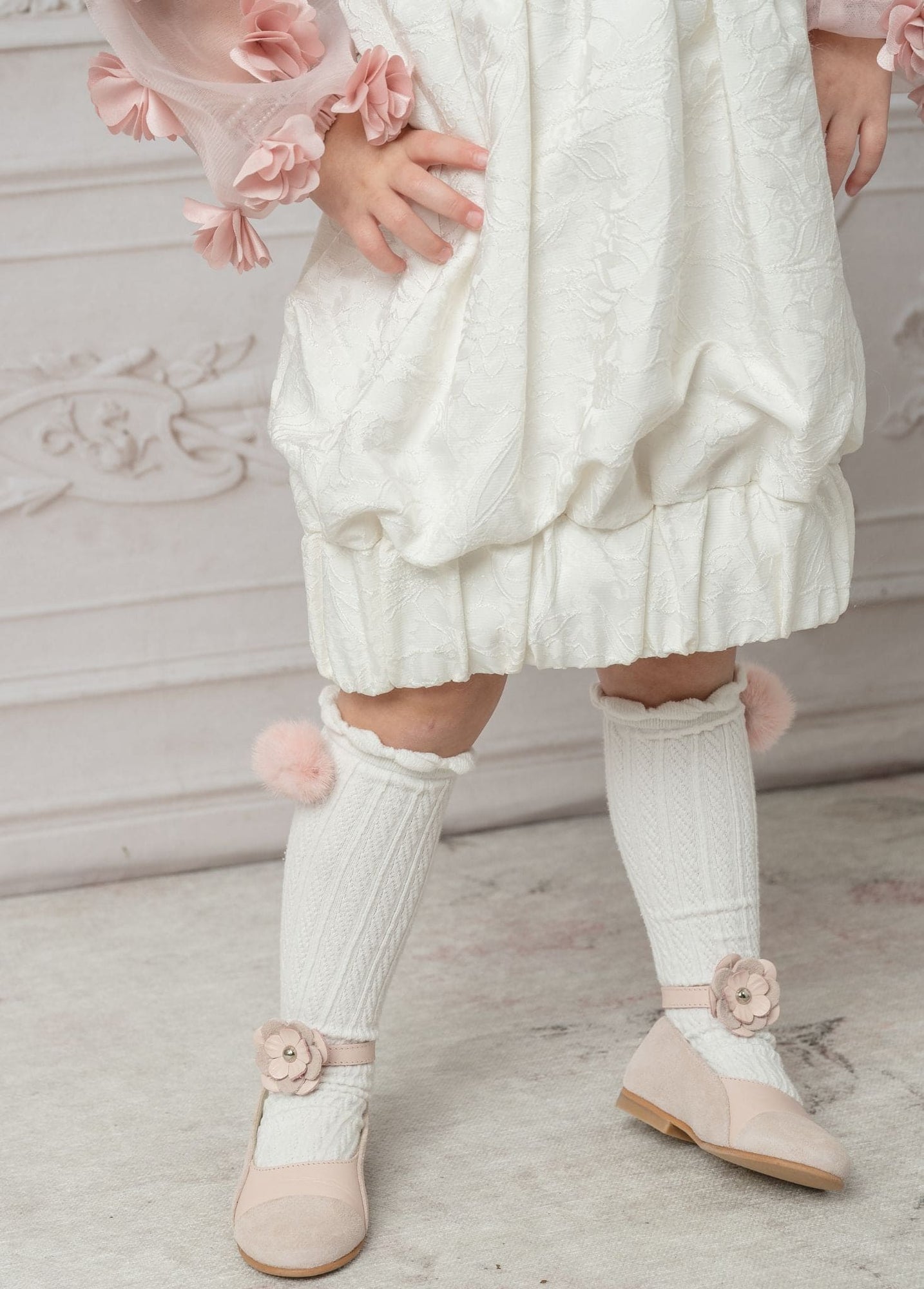 Baby Girls | Cherry Blossom Dress | Beige