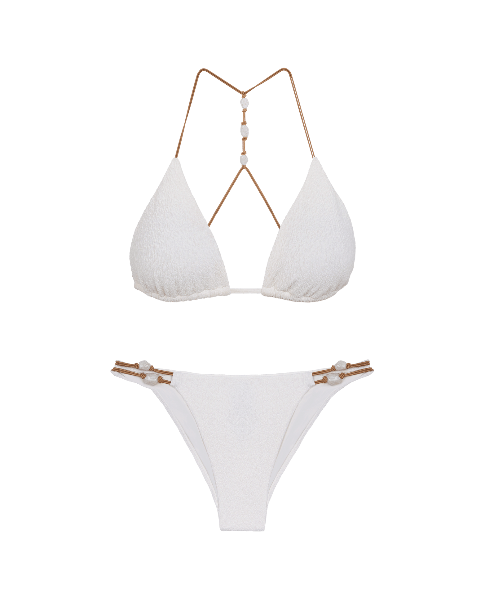 Firenze Ney Double Detail Bottom - White Full / XS