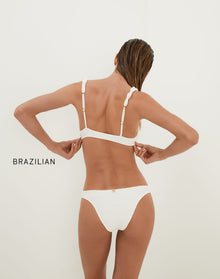 Savyon Basic Bottom - Off White Brazilian / XS