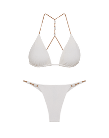 Firenze Ney T Back Tri Top - White S