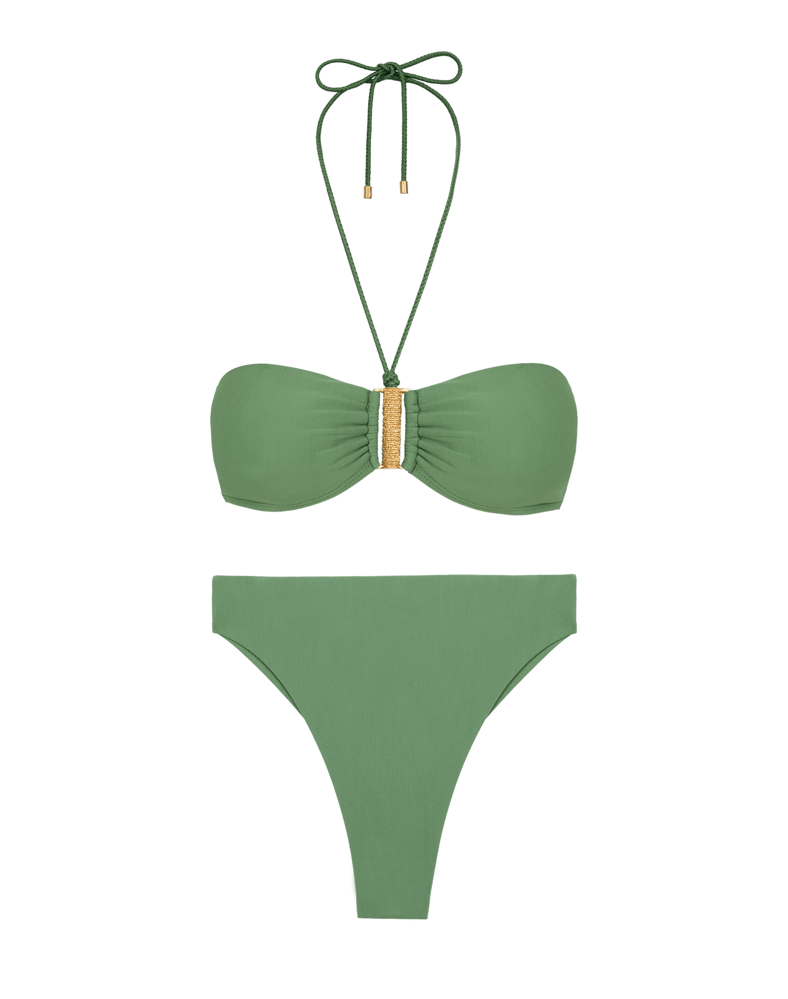 Matte Gigi Hot Pant Bottom - Harbor Brazilian / XS