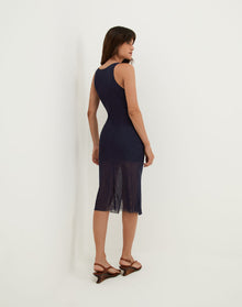 Amanda Midi Dress - Sailboat XS