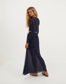Amira Detail Long Skirt - Harmonie XS
