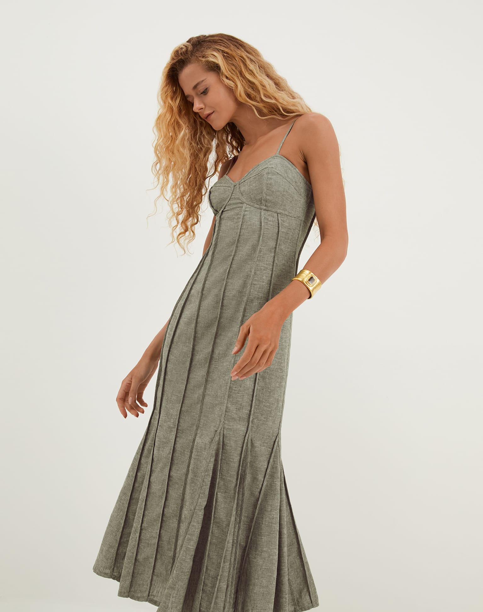 Josephine Midi Dress - Harbor XS