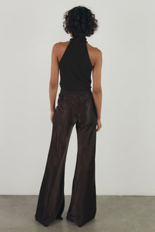 Knit Halter Turtleneck | Black