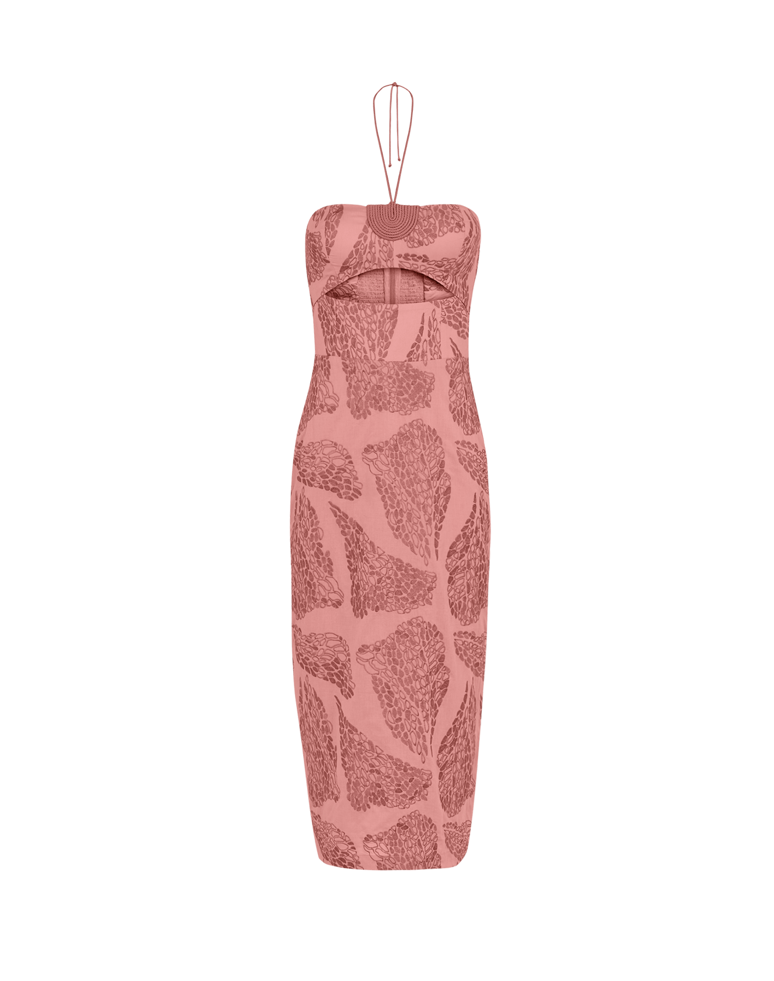 Yara Midi Dress | Embroidered Sweet Heart