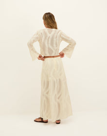 Avila Long Sleeve Blouse - Glitz XS