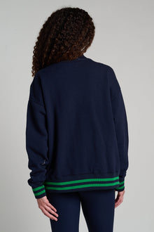 Soul by SoulCycle | Varsity Cardigan | Navy