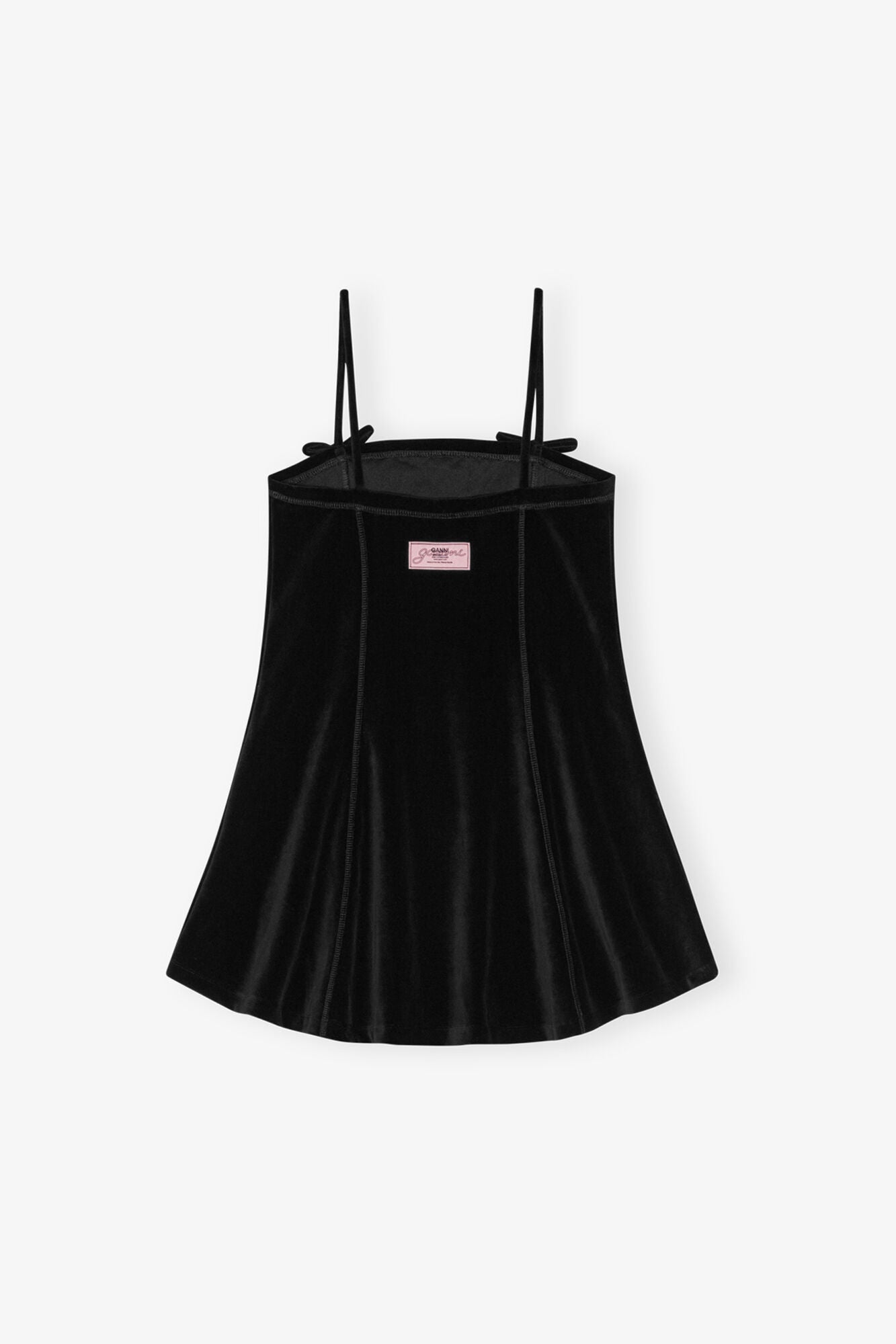 Velour Mini Dress | Black