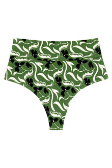 Full Coverage High Rise Bikini Bottom | Veronica Floral