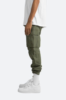 Vintage Cargo Pants | Olive Dark
