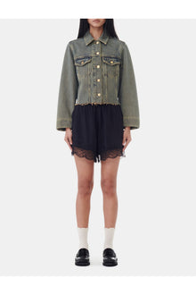 Viscose Habotai Elasticated Shorts | Black