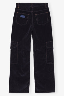 Washed Corduroy Cargo Pants | Sky Captain