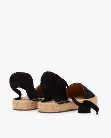 Women's Lauren Lace Up Espadrille | Embroidery | Vogue Roses - Noche Black - Women's Espadrilles - Vogue Roses - Noche Black - Soludos - 