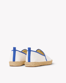 Women's Original Espadrille | Terry | White - French Blue - Women's Espadrilles - White - French Blue - Soludos - 