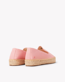 Women's Platform Smoking Espadrille | Woven Color | Dusty Rose Pink - Womens Espadrilles - Dusty Rose Pink - ET2C - 