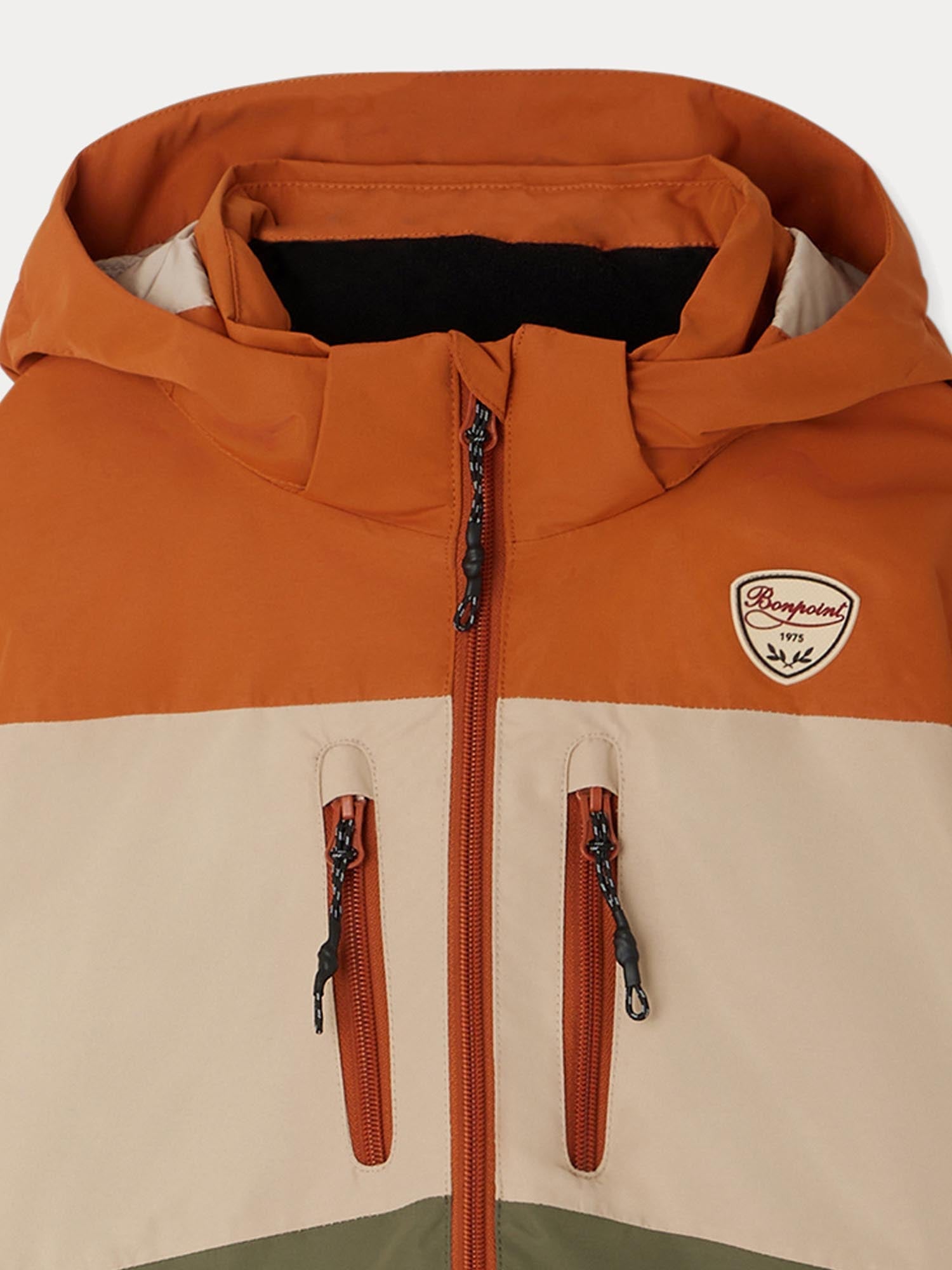 Boy | Domus Two Toned Ski Parka | Chestnut
