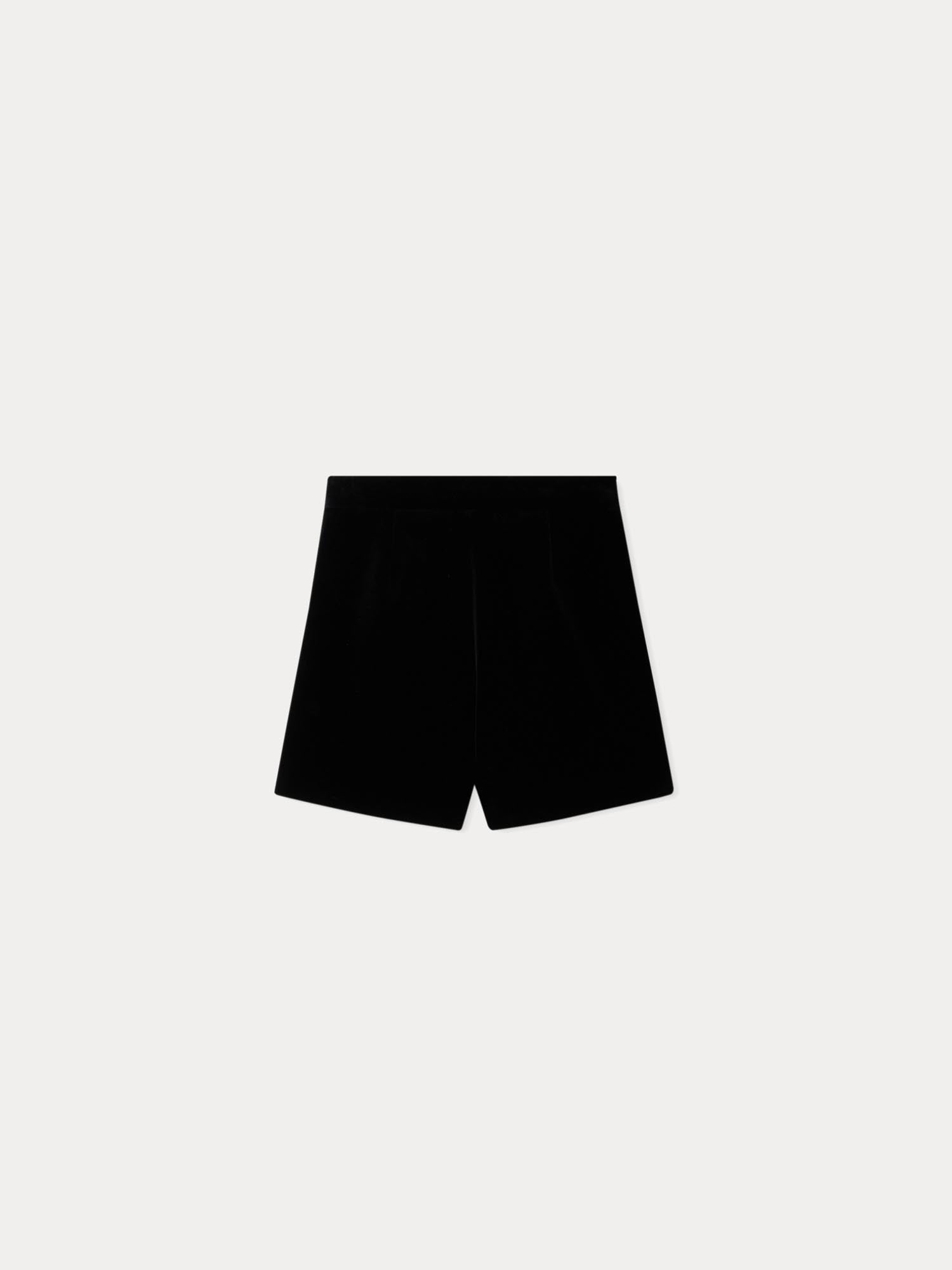 Girl | Flash Velvet Shorts | Black