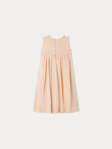 Girl | Giulia Embroidered Dress | Camellia Pink