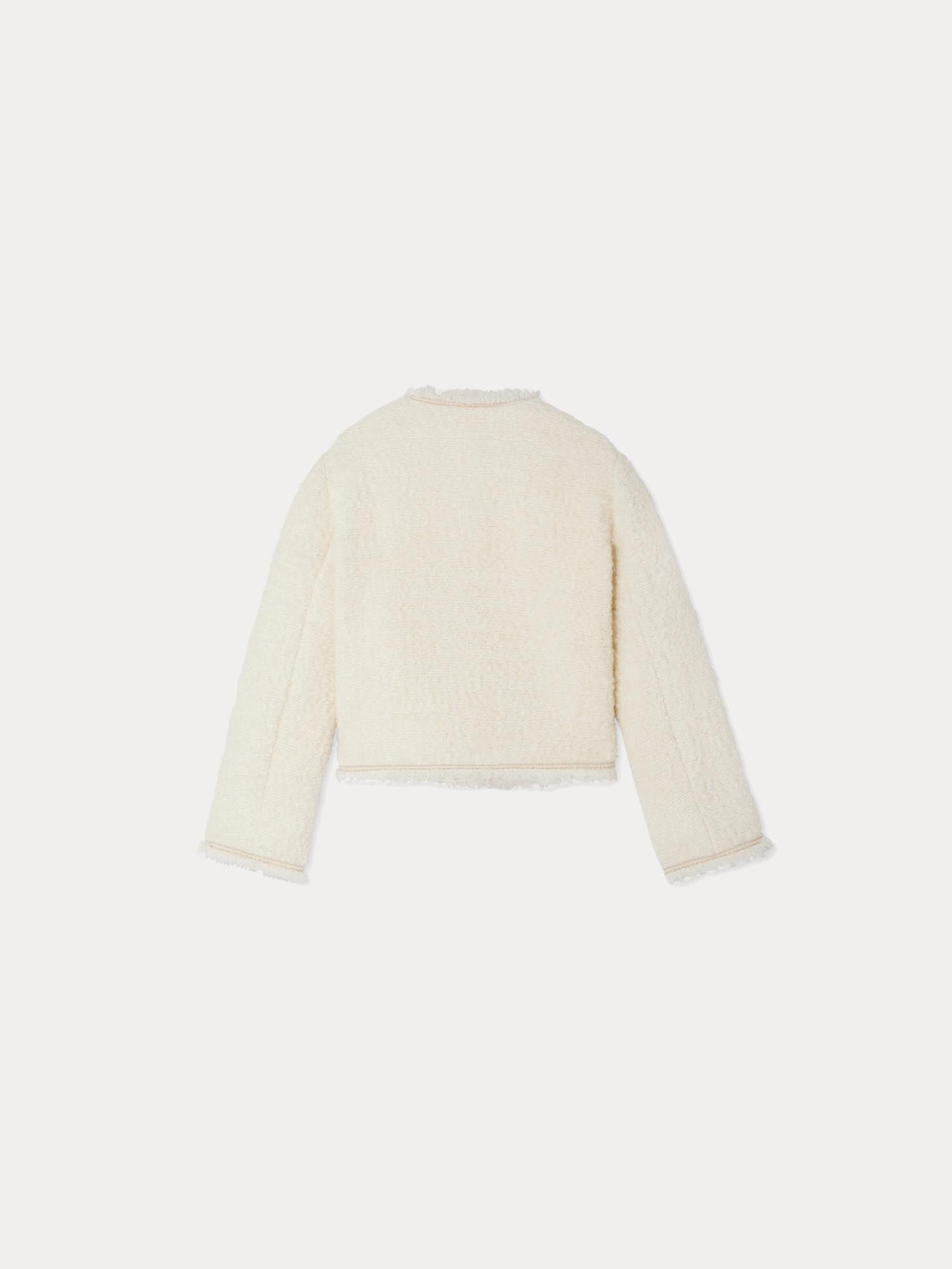 Girl | Giacinta Tweed Jacket | Ivory
