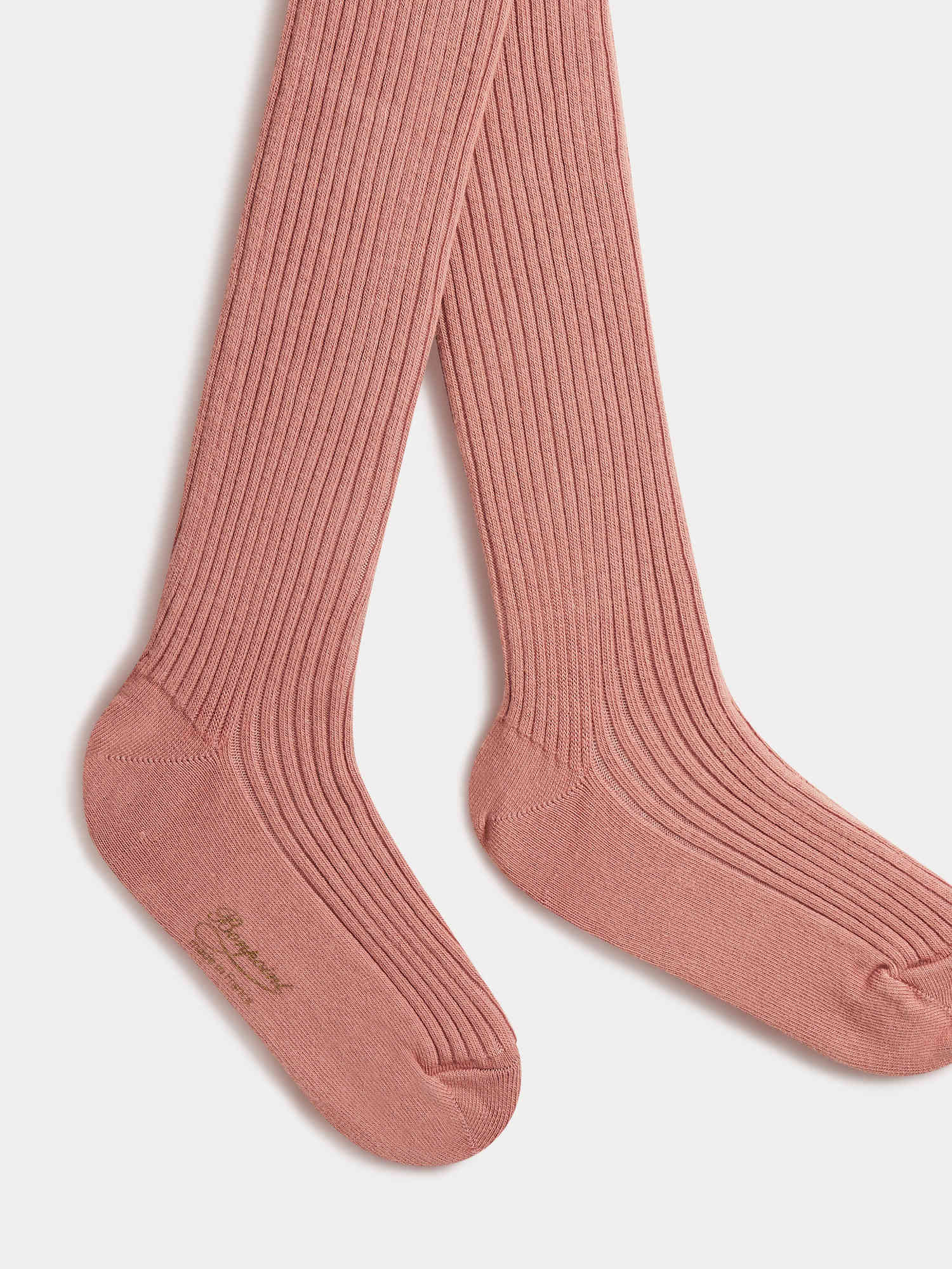 Girl | Thomina Pink Cotton Tights | Pink Blush