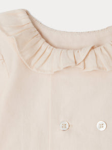 Girl | Gigi Double Breasted Blouse | Light Pink