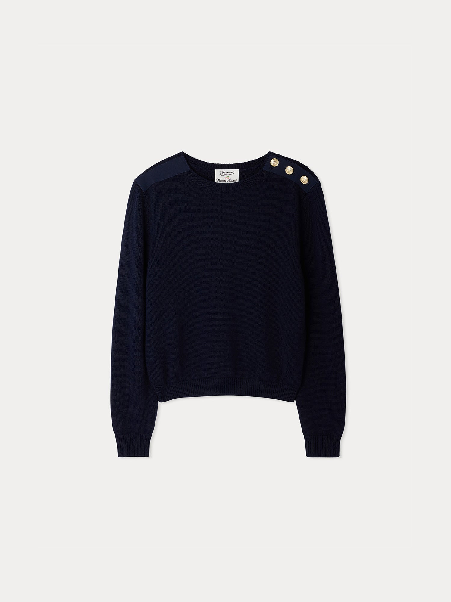 Women | Bonpoint X Vanessa Seward Guardino Wool Sweater | Ink