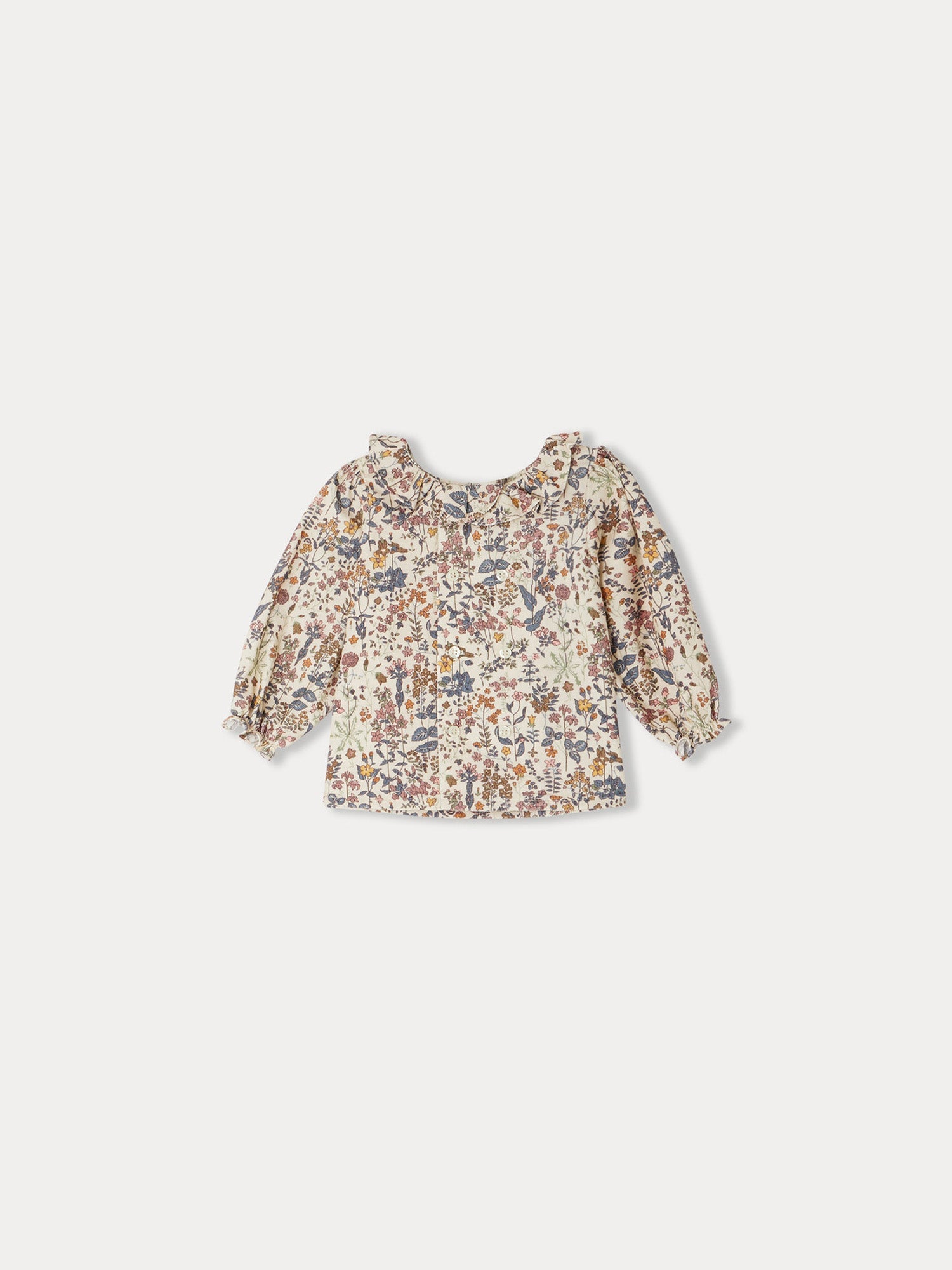 Girl | Gigi Velvet Liberty Fabric Blouse | Multicolor