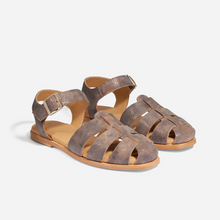 Womens | Mira Fisherman Sandal | Greige Snake