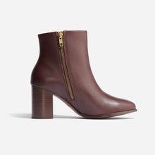 Womens | Lia Heeled Bootie | Wine