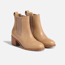 Womens | Ana Go-To Heeled Chelsea Boot | Almond