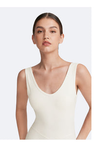 Waist-Contouring Bodysuit | White