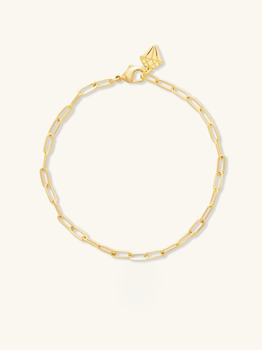 Petite Harper Bracelet | 14K Gold Plated Brass
